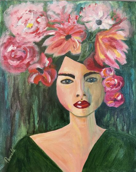 Pamela V.'s portrait painting
