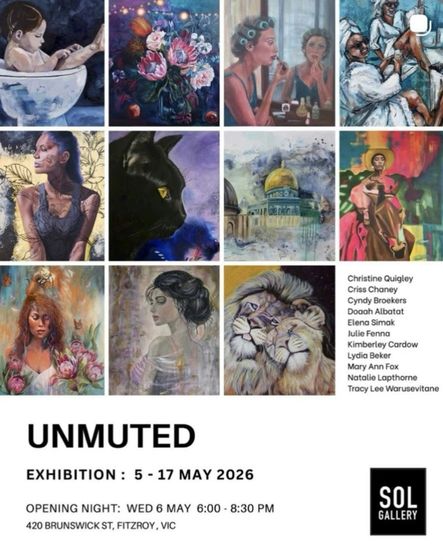 Kimberley C.'s artwork from the Unmuted art show